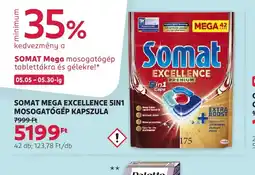 Rossmann Somat Mega Excellence 5in1 Mosogatgép Kapszula ajánlat