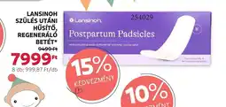 Rossmann Lansinoh szülés utáni hűsítő, regenerál betét ajánlat