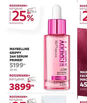 Rossmann Maybelline Grippy 24H Serum Primer ajánlat