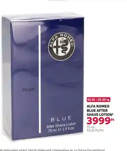 Rossmann Alfa Romeo Blue After Shave Lotion ajánlat