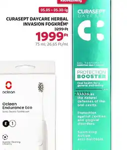 Rossmann Curasept Daycare Herbal Invasion Fogkrém ajánlat
