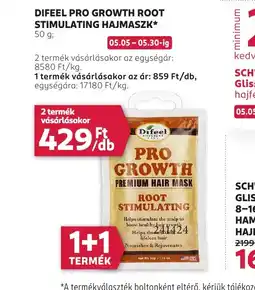 Rossmann Difeel Pro Growth Root Stimulating Hajmaszk ajánlat