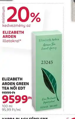 Rossmann Elizabeth arden green tea női edt ajánlat