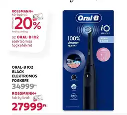 Rossmann Oral-b 102 black elektromos fogkefe ajánlat
