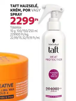 Rossmann TAFT HAJZSELÉ, KRÉM, POR SPRAY ajánlat