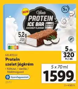 Lidl Gelatelli Protein szelet jégkrém ajánlat