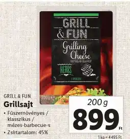 Lidl GRILL & FUN Grillsajt ajánlat