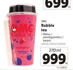 Lidl OMG Bubble tea ajánlat