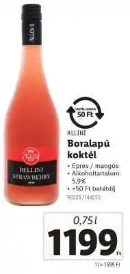 Lidl ALLINI Boralapú koktél ajánlat