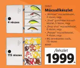 Lidl CRIVIT Műcsalikészlet ajánlat