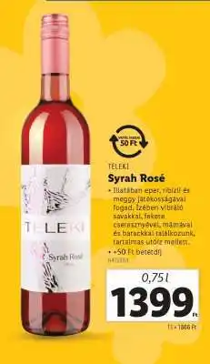 Lidl TELEKI Syrah Rosé ajánlat