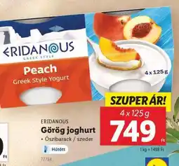 Lidl ERIDANOUS Görög joghurt ajánlat