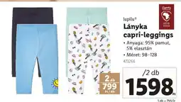 Lidl lupilu Lányka capri-leggings ajánlat