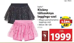 Lidl lupilu Kisány tüllszoknya leggings-szel ajánlat