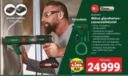 Lidl PARKSIDE Akkus gipszkarton-csavarozókészlet ajánlat