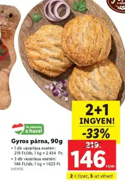 Lidl Gyros párna ajánlat