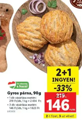 Lidl Gyros párna ajánlat