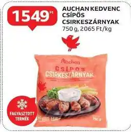 Auchan AUCHAN KEDVENC CSÍPŐS CSIRKESZÁRNYAK ajánlat