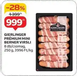 Auchan Gierlinger Prémium Mini Berner Virsli ajánlat