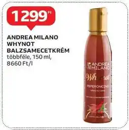 ANDREA MILANO WHYNOT BALZSAMECETKRÉM