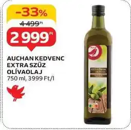Auchan AUCHAN KEDVENC EXTRA SZŰZ OLÍVAOLAJ ajánlat