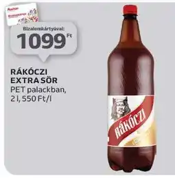 Auchan Rákóczi Extra Sör ajánlat