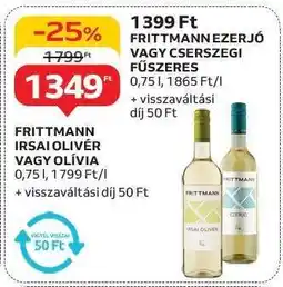 Auchan FRITTMANN IRSAI OLIVÉR VAGY OLÍVIA ajánlat
