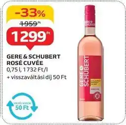 Auchan Gere&Schubert Rosé Cuvée ajánlat