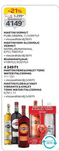 Auchan Martini Vermut ajánlat