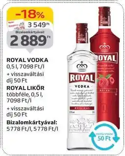 Auchan ROYAL Vodka ajánlat