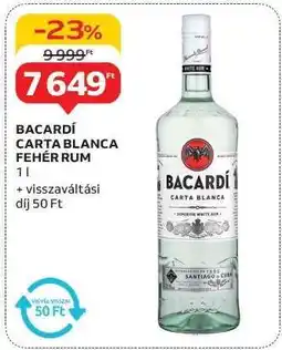 Auchan Bacardi Carta Blanca Fehér Rum ajánlat