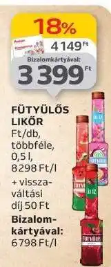 Auchan Fütyülős likőr ajánlat