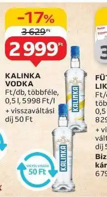 Auchan Kalinka vodka ajánlat