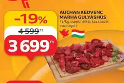 Auchan Auchan Kedvenc Marha Gulyáshús ajánlat