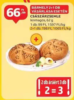 Auchan CSÁSZÁRZSEMLE ajánlat