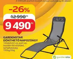 Auchan GARDENSTAR Dönthető Napozóágy ajánlat