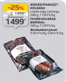 Auchan BOGÁDI PARASZT KOLBÁSZ ajánlat