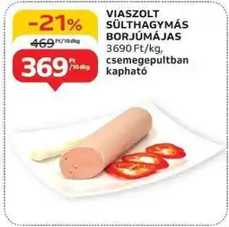Auchan Viaszolt sült hagymás borjúmájas ajánlat