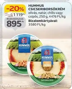 Auchan Hummus Csicseriborsókrém ajánlat