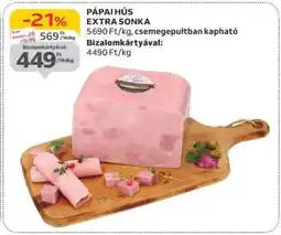 Auchan Pápai Hús Extra Sonka ajánlat