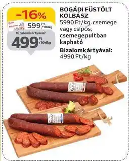 Auchan Bogádi Füstölt Kolbász ajánlat