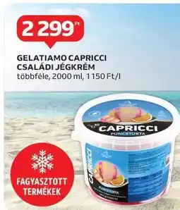 Auchan Gelatiamo Capricci Családi Jégkrém ajánlat