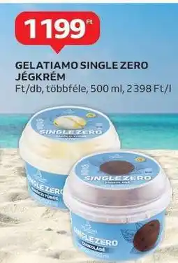 Auchan GELATIAMO SINGLE ZERO JÉGKRÉM ajánlat