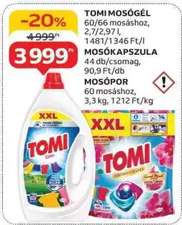 Auchan TOMI Mosógél ajánlat