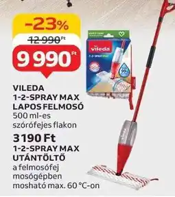 Auchan Vileda 1-2 Spray Max Lapos Felmosó ajánlat