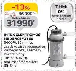 Auchan INTEX ELEKTROMOS MEDENCEFŰTÉS ajánlat