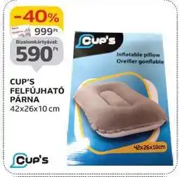 Auchan CUP'S FELFÚJHATÓ PÁRNA ajánlat
