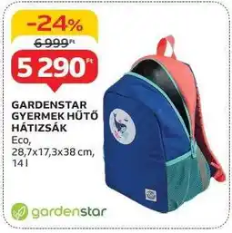 Auchan GARDENSTAR GYERMEK HŰTŐ HÁTIZSÁK ajánlat