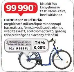 Auchan HUNOR 26” KERÉKPÁR ajánlat