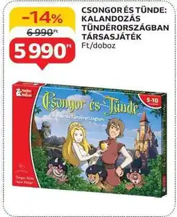CSONGOR ÉS TÜNDE: KALANDOZÁS TÜNDÉRORSZÁGBAN TÁRSASJÁTÉK